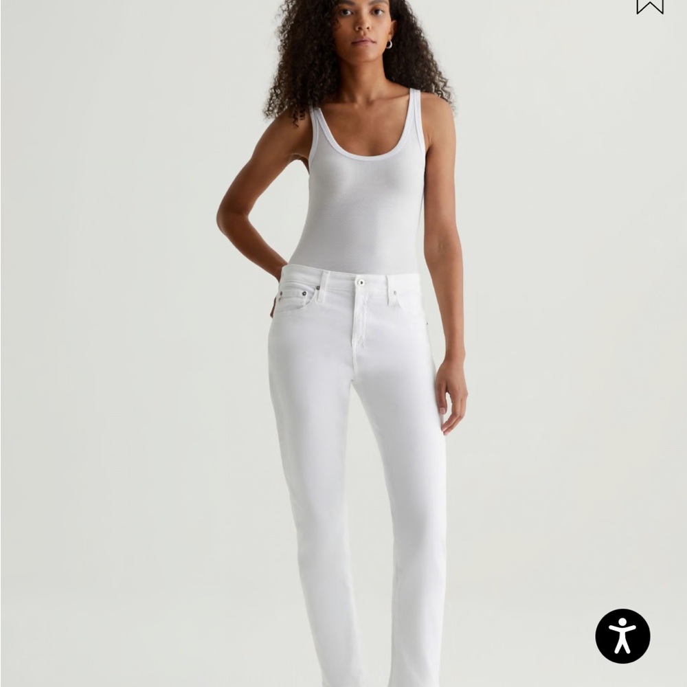 AG Adriano Goldschmied Women's Skinny Jeans in White